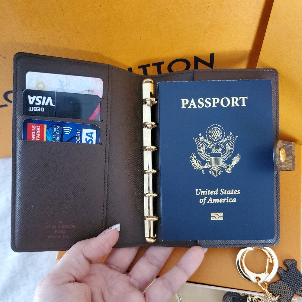 COPY - Authentic Louis Vuitton Damier Ebene Agenda PM🥰 Unisex